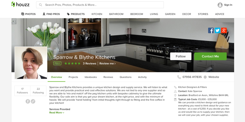 Sparrow and Blythe, Best of Houzz 2016